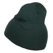 Mini Shamrock Embroidered Short Beanie