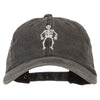 Halloween Body Skeleton Embroidered Unstructured Cotton Cap