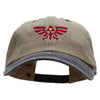 Winged Crest Embroidered Pigment Dyed Wash Caps