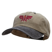 Winged Crest Embroidered Pigment Dyed Wash Caps