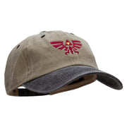 Winged Crest Embroidered Pigment Dyed Wash Caps