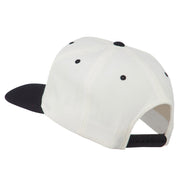 Number 7 Embroidered Classic Two Tone Snapback Cap