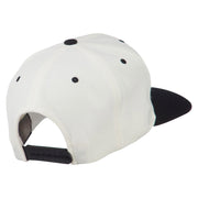 Number 7 Embroidered Classic Two Tone Snapback Cap