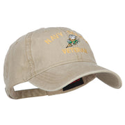 US Navy Seabee Veteran Military Embroidered Washed Cap