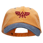 Winged Crest Embroidered Pigment Dyed Wash Caps