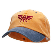 Winged Crest Embroidered Pigment Dyed Wash Caps