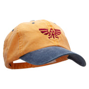 Winged Crest Embroidered Pigment Dyed Wash Caps