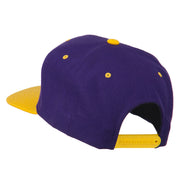 Number 7 Embroidered Classic Two Tone Snapback Cap