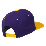 Number 7 Embroidered Classic Two Tone Snapback Cap