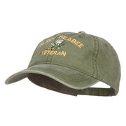 US Navy Seabee Veteran Military Embroidered Washed Cap