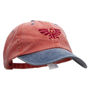 Winged Crest Embroidered Pigment Dyed Wash Caps