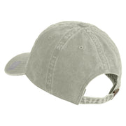 US Navy Seabee Veteran Military Embroidered Washed Solid Pigment Dyed Cotton Twill Brass Buckle Cap - Stone OSFM