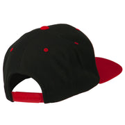 Number 7 Embroidered Classic Two Tone Snapback Cap