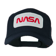 NASA Logo Embroidered Patched Mesh Back Cap