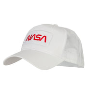 NASA Logo Embroidered Patched Mesh Back Cap