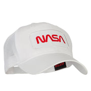 NASA Logo Embroidered Patched Mesh Back Cap