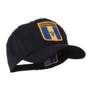 North and South America Flag Shield Patch Cap