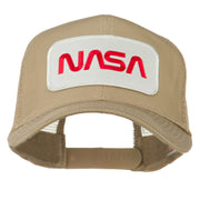 NASA Logo Embroidered Patched Mesh Back Cap