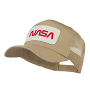 NASA Logo Embroidered Patched Mesh Back Cap