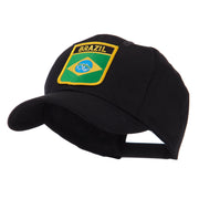 North and South America Flag Shield Patch Cap