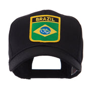 North and South America Flag Shield Patch Cap