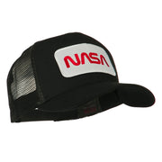 NASA Logo Embroidered Patched Mesh Back Cap