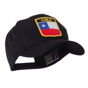 North and South America Flag Shield Patch Cap