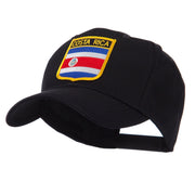 North and South America Flag Shield Patch Cap