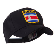 North and South America Flag Shield Patch Cap