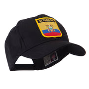 North and South America Flag Shield Patch Cap