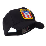 North and South America Flag Shield Patch Cap