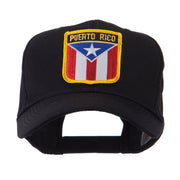 North and South America Flag Shield Patch Cap