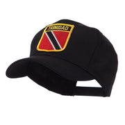 North and South America Flag Shield Patch Cap