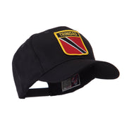 North and South America Flag Shield Patch Cap