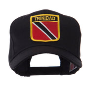 North and South America Flag Shield Patch Cap