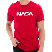 Original NASA Word Logo Designed Unisex Short Sleeve Cotton Jersey T-Shirt