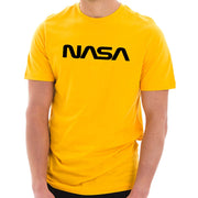 Original NASA Word Logo Designed Unisex Short Sleeve Cotton Jersey T-Shirt