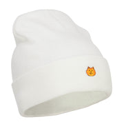 Mini Cat Embroidered Long Beanie