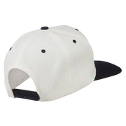 Number 10 Embroidered Classic Two Tone Snapback Cap