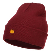 Mini Cat Embroidered Long Beanie