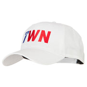 Taiwan TWN Flag Embroidered Solid Cotton Pro Style Cap