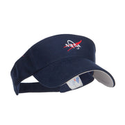 NASA Logo Embroidered Sports Visor