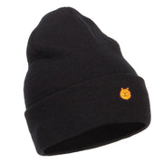 Mini Cat Embroidered Long Beanie