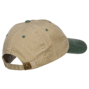 Mini Bus Embroidered Two Tone Washed Cap