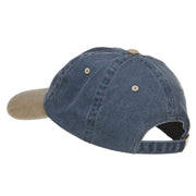 Mini Bus Embroidered Two Tone Washed Cap