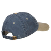 Mini Bus Embroidered Two Tone Washed Cap