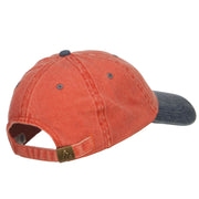 Mini Bus Embroidered Two Tone Washed Cap