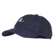 Mini Wave Embroidered Low Cap