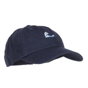 Mini Wave Embroidered Low Cap