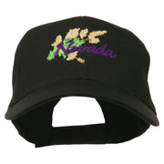 USA State Nevada Sagebrush Embroidered Low Profile Cap